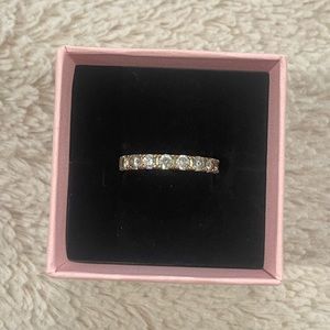 Pandora Sparkling Row Eternity Ring - rose gold